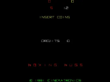 Boxing Bugs screen shot title